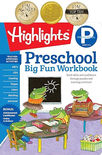 Preschool Big Fun Workbook (Highlights™ Big Fun Activity Workbooks)