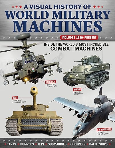 A Visual History of World Military Machines: Inside the World's Most Incredible Combat Machines (Fox Chapel Publishing) Legendary Vehicles - Spitfires, U-Boats, Humvees, Stealth Bombers, and More