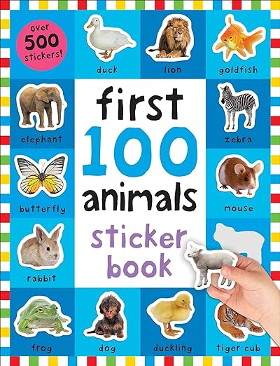 First 100 Stickers: Animals: Over 500 Stickers