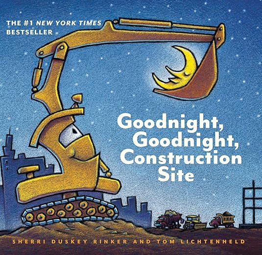 Goodnight, Goodnight Construction Site (Board Book for Toddlers, Children's Board Book)