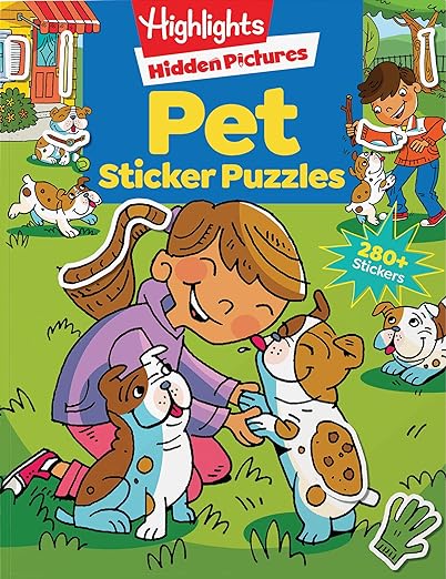 Pet Sticker Puzzles (Highlights™ Sticker Hidden Pictures®)