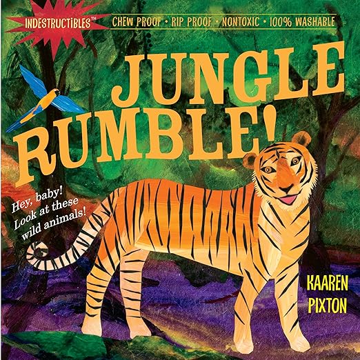 Indestructibles: Jungle Rumble!: Chew Proof · Rip Proof · Nontoxic · 100% Washable (Book for Babies, Newborn Books, Safe to Chew)