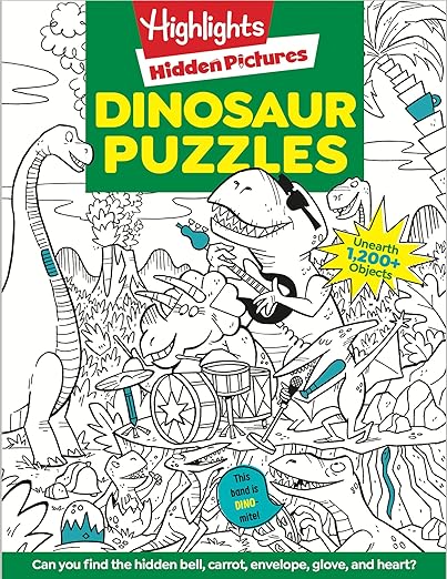 Dinosaur Puzzles (Highlights™ Hidden Pictures®)